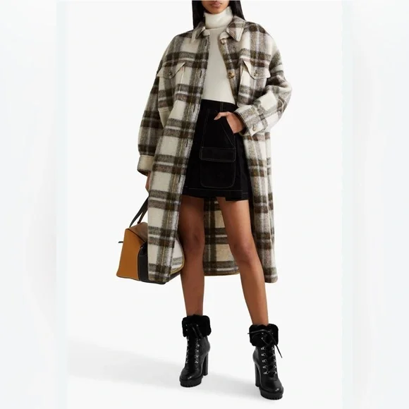 SUPER RARE Isabel Marant Etoile Gabrion Coat Jacket Size 1/Small - Picture 4 of 11